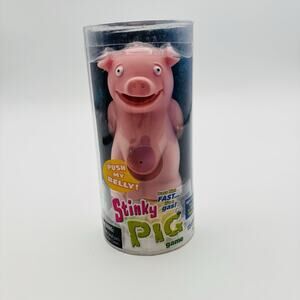 Stinky Pig Game Pass Play Family Party Toy Push Belly New Sealed Box.